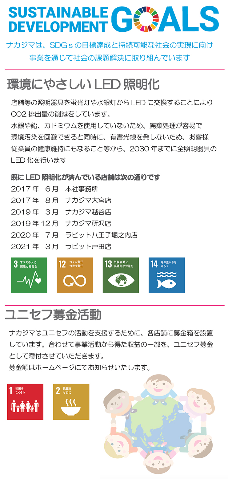 SDGs わたしたちの取り組み