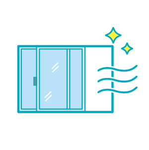 1時間に1度の換気