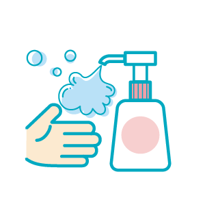 手指の消毒